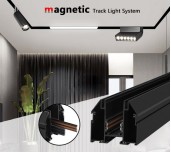 48V Stretch Ceiling Lighting Aluminum Profile